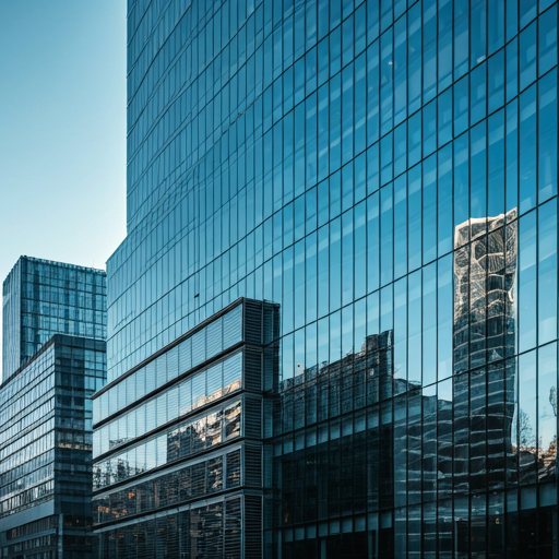 Modern architecture representing global business sectors